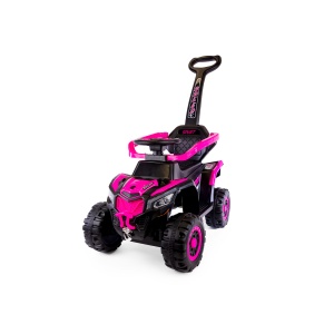  Mamido Speed MT280 Dětské elektrické odrážedlo | autíčko 3v1 s vodící tyčí NEW PINKY