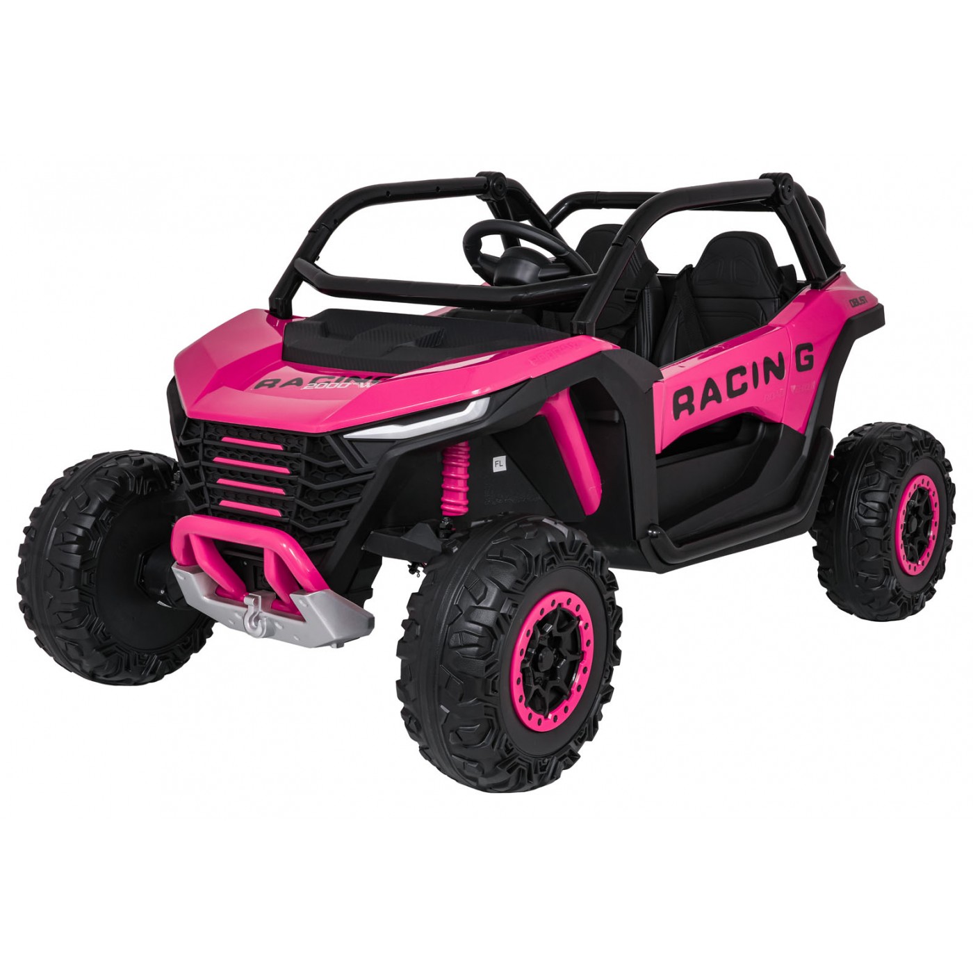Elektrické autíčko RACING Road 2000 4x120W 24V růžové