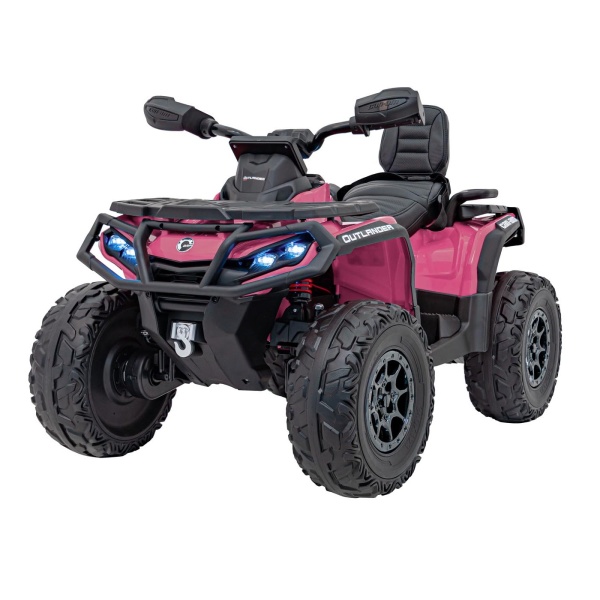  Dětská elektrická čtyřkolka Can-Am Outlander ATV 4x200W růžová