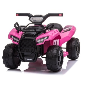  Dětská elektrická čtyřkolka ATV růžová - Rozbaleno - L-7907