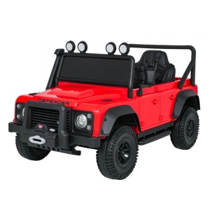  Dětské elektrické autíčko Land Rover Defender 110 SVX Concept červené