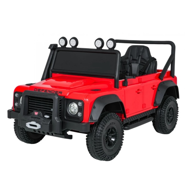  Dětské elektrické autíčko Land Rover Defender 110 SVX Concept červené
