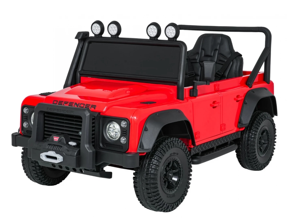Dětské elektrické autíčko Land Rover Defender 110 SVX Concept červené