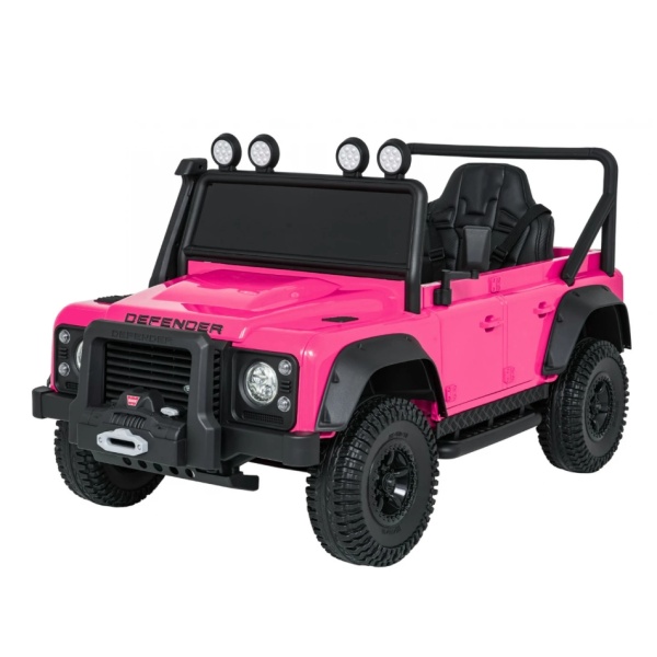  Dětské elektrické autíčko Land Rover Defender 110 SVX Concept růžové