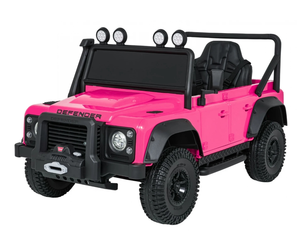 Dětské elektrické autíčko Land Rover Defender 110 SVX Concept růžové