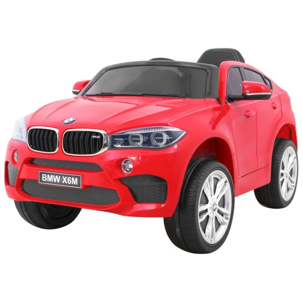  Elektrické autíčko BMW X6 M červené