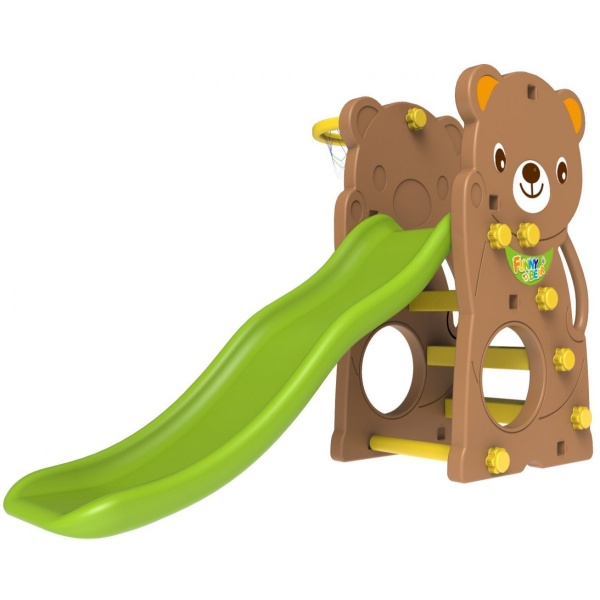  Dětská skluzavka 2v1 medvěd 136cm