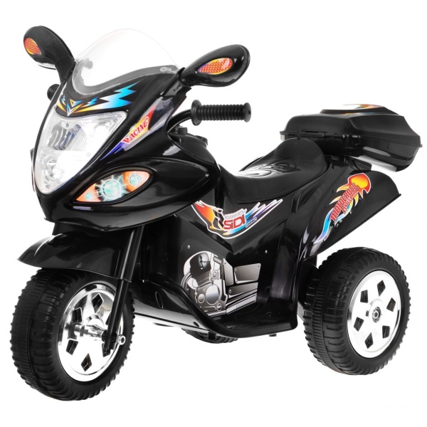  Dětská elektrická motorka skútr černý 1188