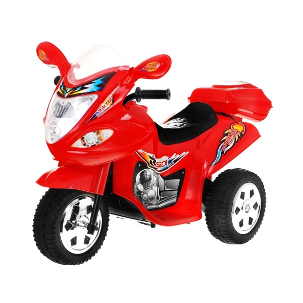  Dětská elektrická motorka skútr červený