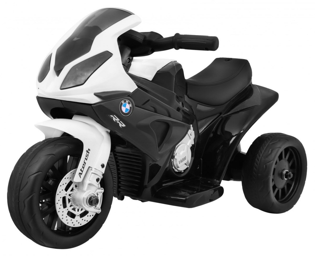  Dětská elektrická motorka BMW S1000RR tříkolka černá