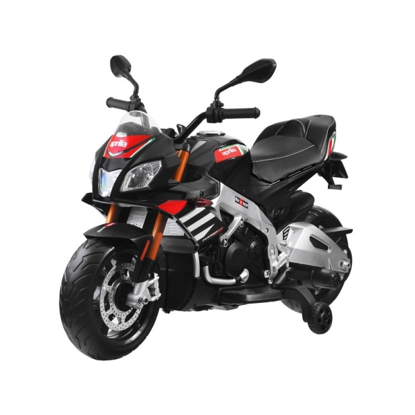  Dětská elektrická motorka Aprilia Tuono V4 černá