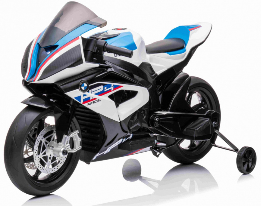 Dětská elektrická motorka BMW HP4 Race bílá