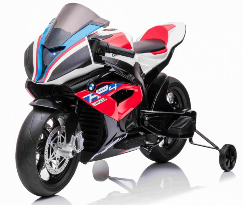 Dětská elektrická motorka BMW HP4 Race červená