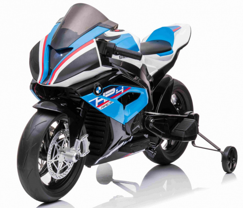 Dětská elektrická motorka BMW HP4 Race modrá