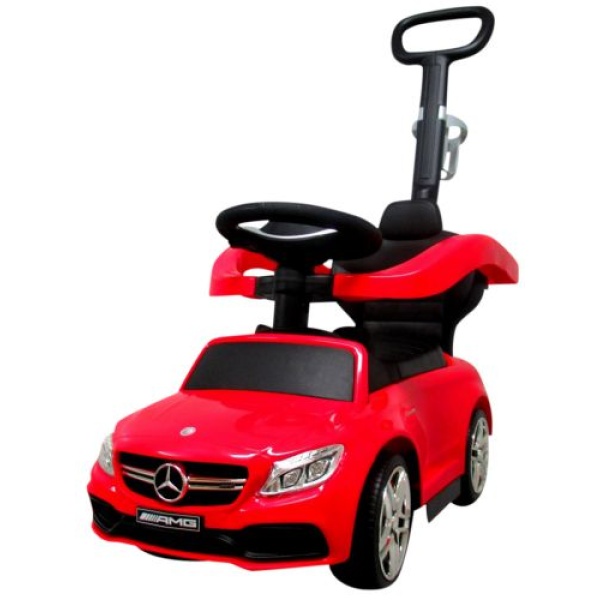  Odrážedlo Mercedes AMG C63 se zvukovými efekty červené