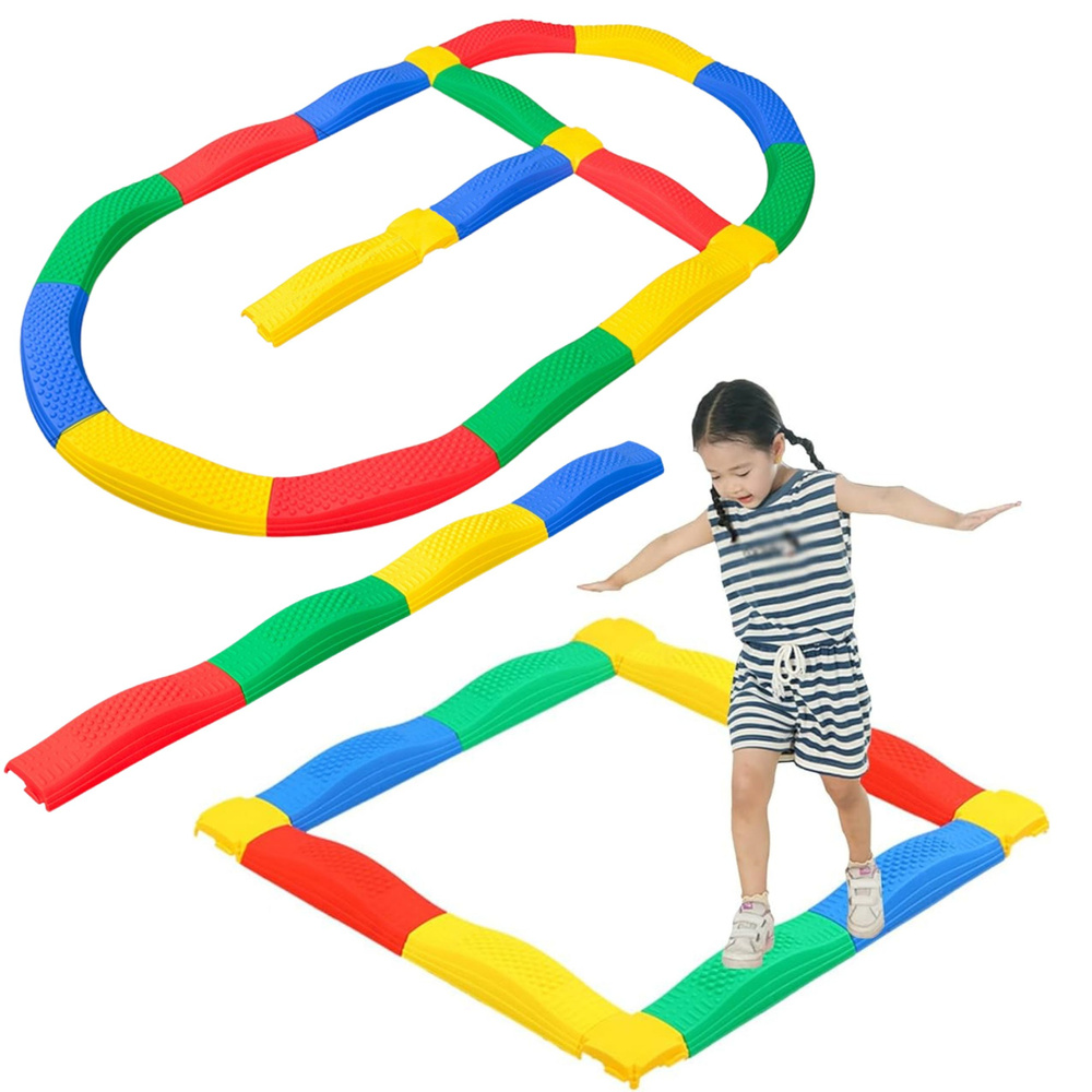 Smyslová stezka s 16 protiskluzovými prkny