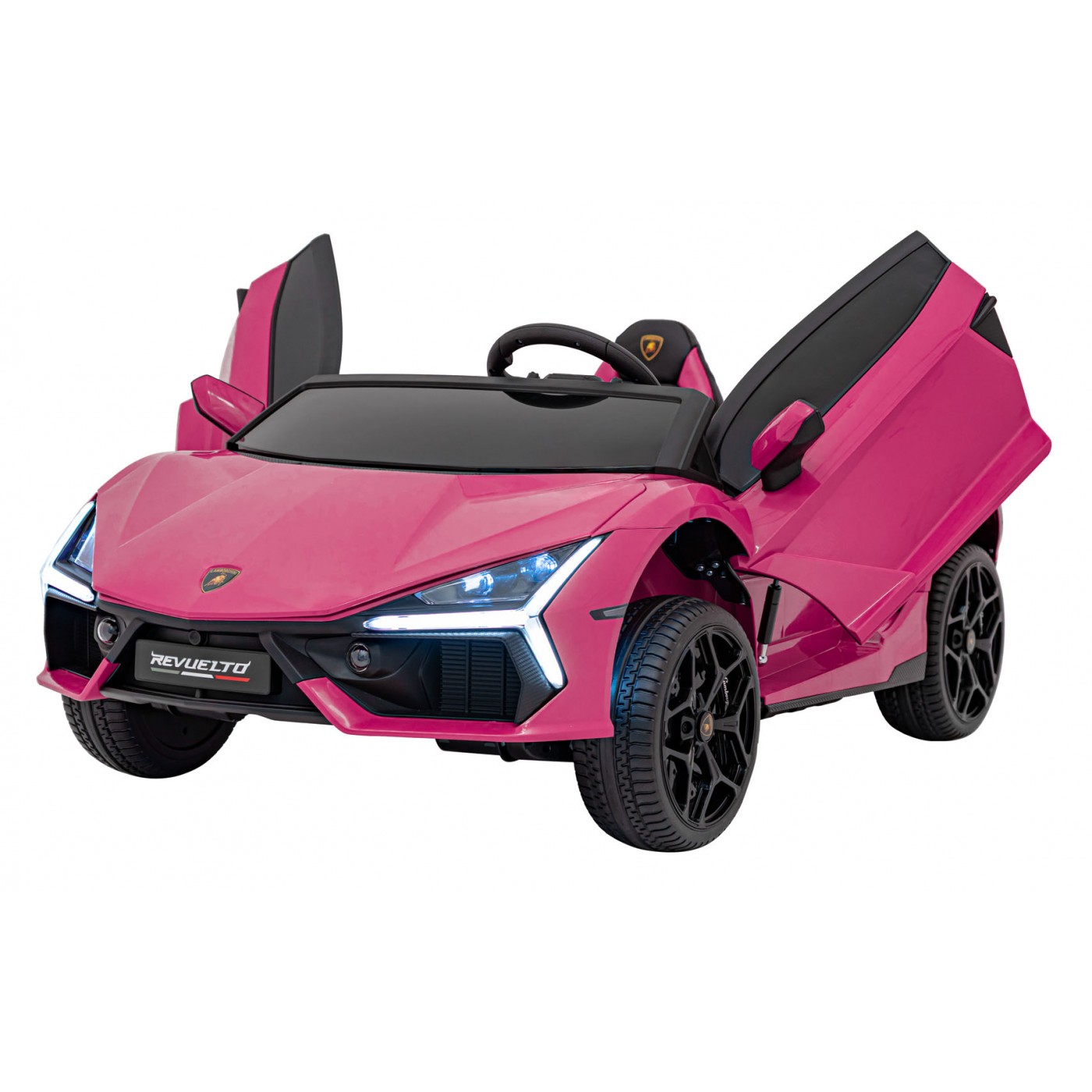 Dětské elektrické autíčko Lamborghini Revuelto XL 24V 4x200W růžové