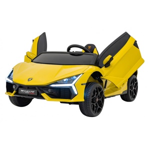  Dětské elektrické autíčko Lamborghini Revuelto XL 24V 4x200W žluté