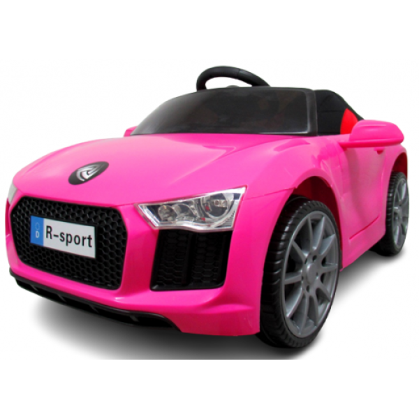  Elektrické autíčko Cabrio B4 eko-kůže růžové - poškozeno - RG-33