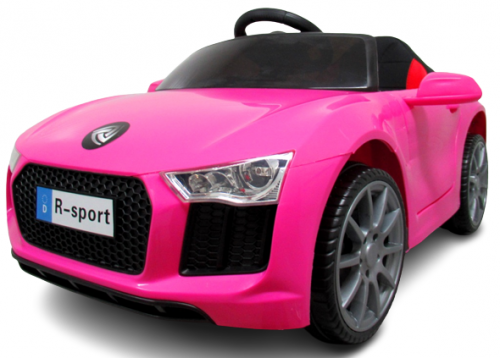 Elektrické autíčko Cabrio B4 eko-kůže růžové - poškozeno - RG-33  Elektrické autíčko Cabrio B4 eko-kůže růžové - poškozeno - RG-33