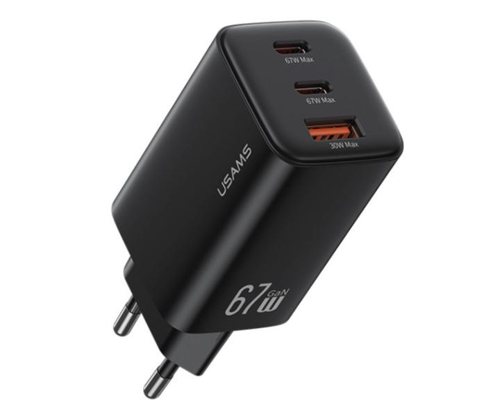 Nabíjecí adaptér USAMS 67W s 3 Porty – USB-C a USB-A SP-CA32