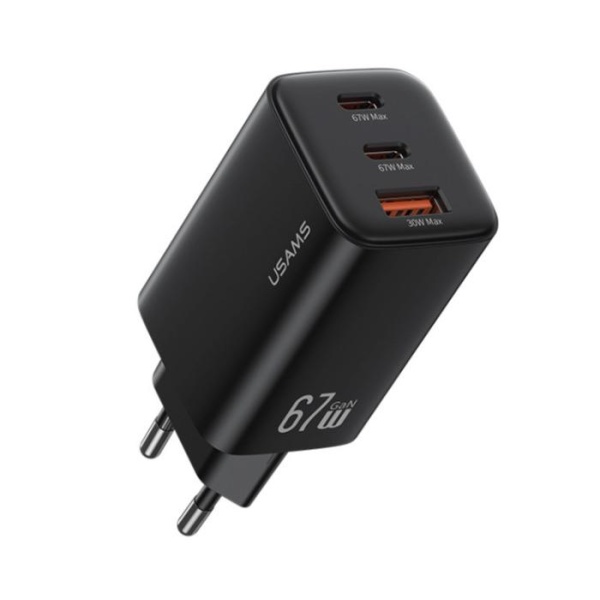 Nabíjecí adaptér USAMS 67W s 3 Porty – USB-C a USB-A SP-CA32