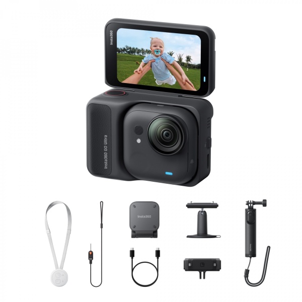 Outdoorová kamera Insta360 GO Ultra Creator Bundle (černá) INST493