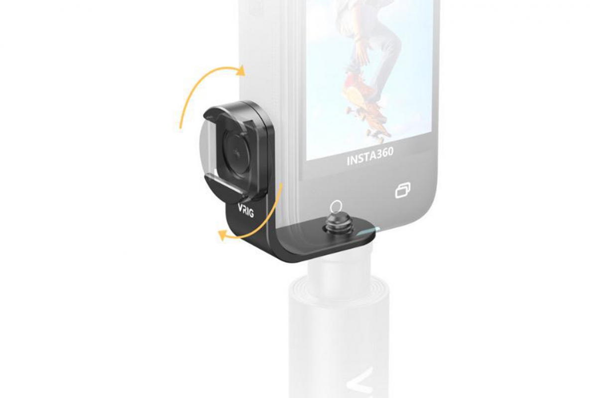 Otočný držák DJI Mic 2 pro akční kamery Insta360 X5 / Insta360X4 1DJ8111