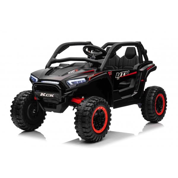  Mamido Elektrické autíčko Buggy UTV KCK 4x4 černé 24V | 800W | 50 kg | EVA | LED | 2