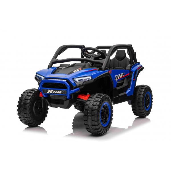  Mamido Elektrické autíčko Buggy UTV KCK 4x4 modré 24V | 800W | 50 kg | EVA | LED | 2