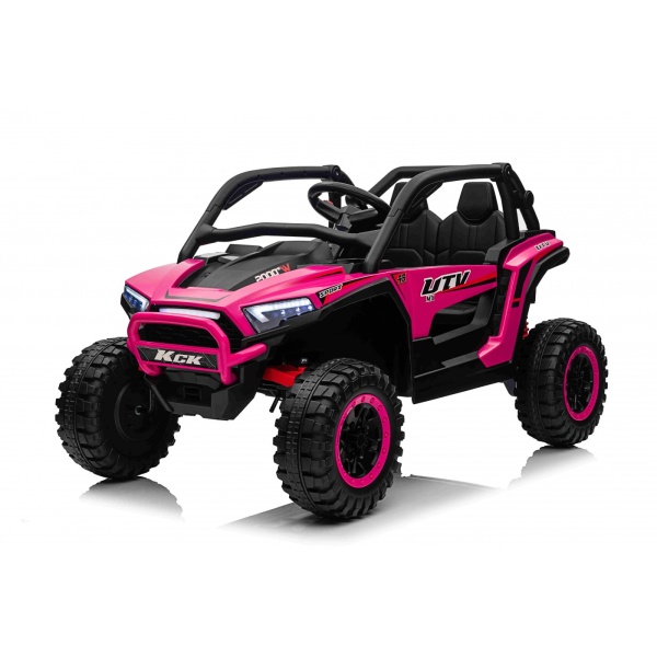  Mamido Elektrické autíčko Buggy UTV KCK 4x4 růžové 24V | 800W | 50 kg | EVA | LED | 2