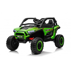  Mamido Elektrické autíčko Buggy UTV KCK 4x4 zelené 24V | 800W | 50 kg | EVA | LED | 2