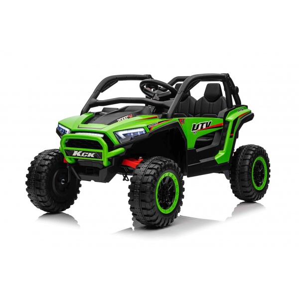  Mamido Elektrické autíčko Buggy UTV KCK 4x4 zelené 24V | 800W | 50 kg | EVA | LED | 2