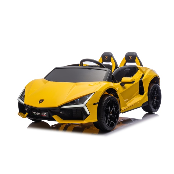  Mamido Dětské elektrické auto Lamborghini Revuelto XL STRONG | 14 km/h | 24V 14Ah | 60 kg | žluté