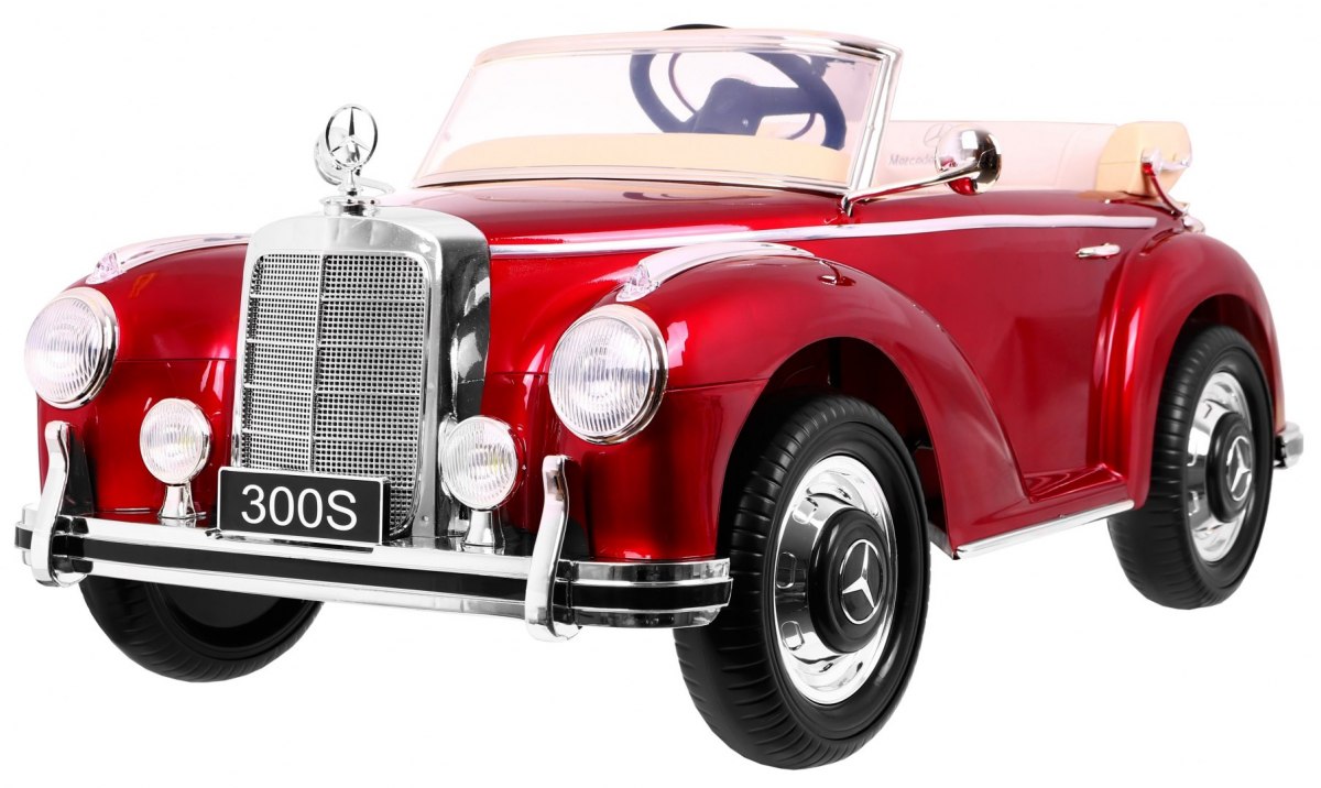 Elektrické autíčko Mercedes Benz S300S Retro lakované červené - Vystaveno - R-LS618.EXL.CR  Elektrické autíčko Mercedes Benz S300S Retro lakované červené - Vystaveno - R-LS618.EXL.CR