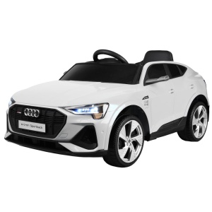  Elektrické autíčko Audi E-Tron Sportback 4x4 bílé - Použito - J-PA0286 BI