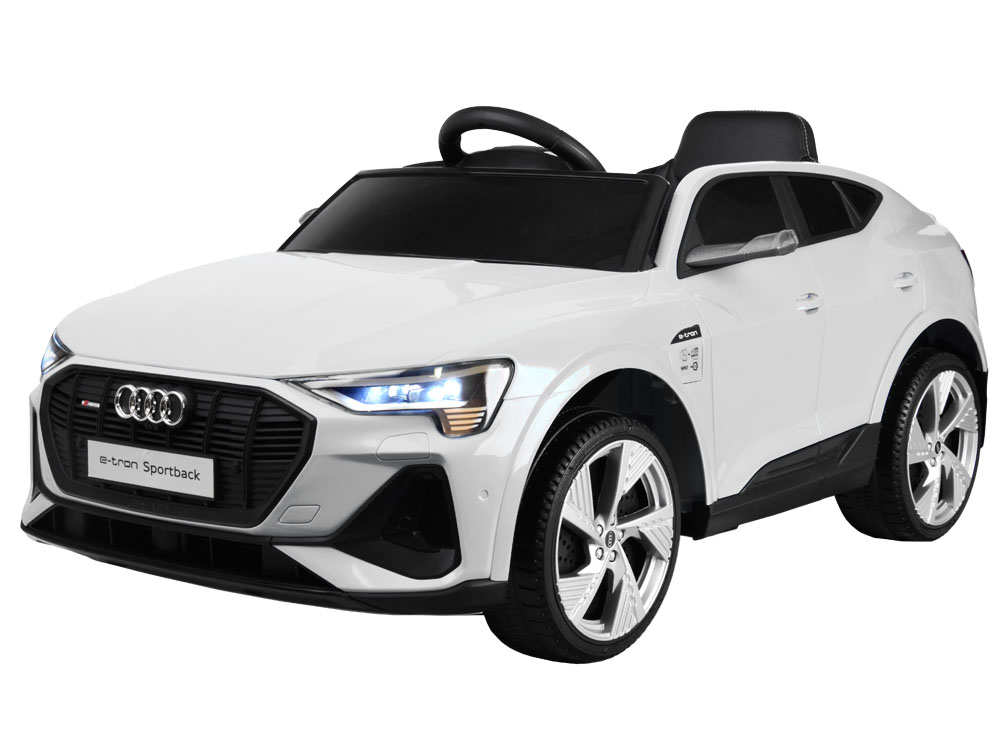  Elektrické autíčko Audi E-Tron Sportback 4x4 bílé - Použito - J-PA0286 BI