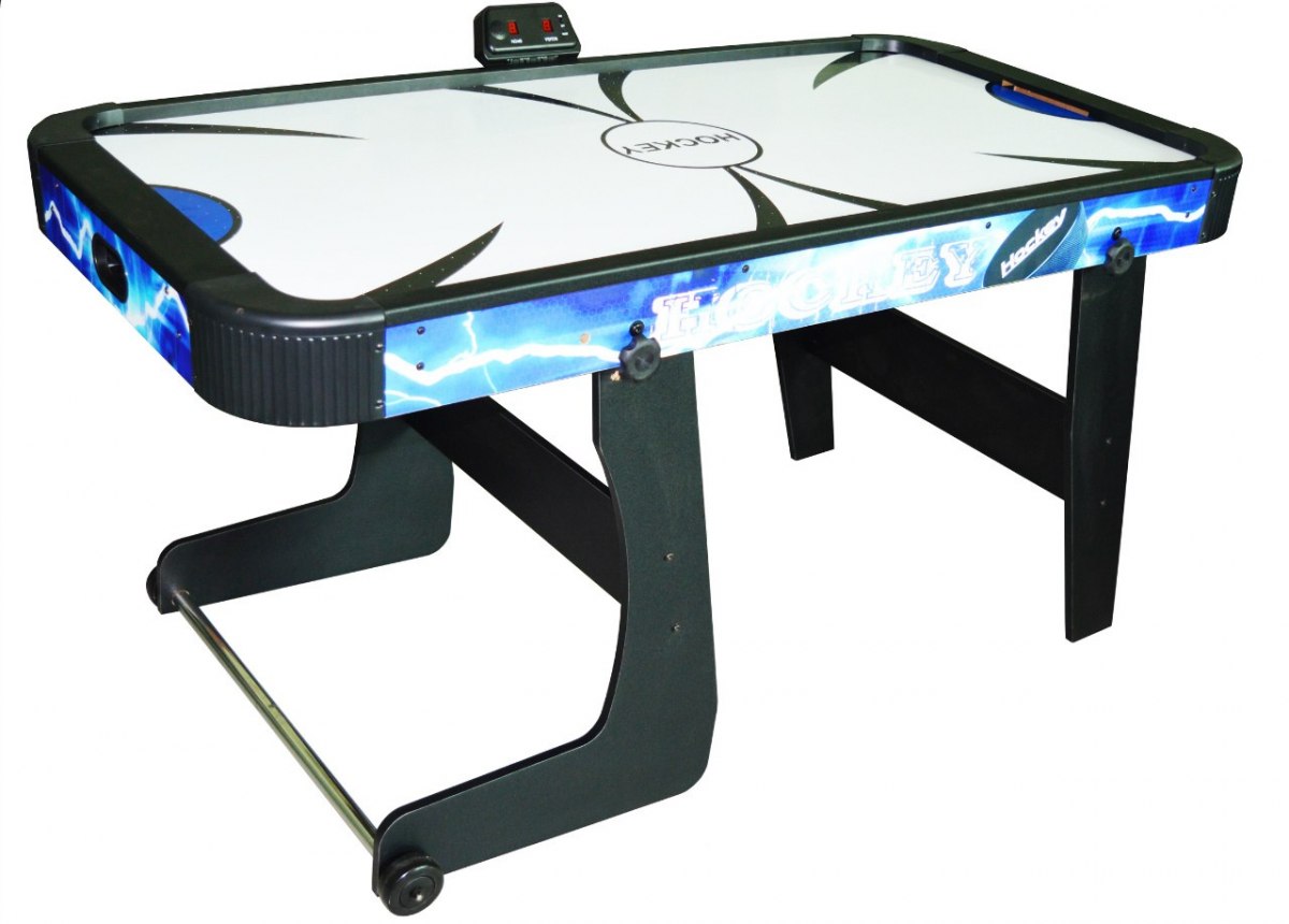 Air Hockey stůl vzdušný lední hokej modrý - Poškozeno - R-H1509  Air Hockey stůl vzdušný lední hokej modrý - Poškozeno - R-H1509
