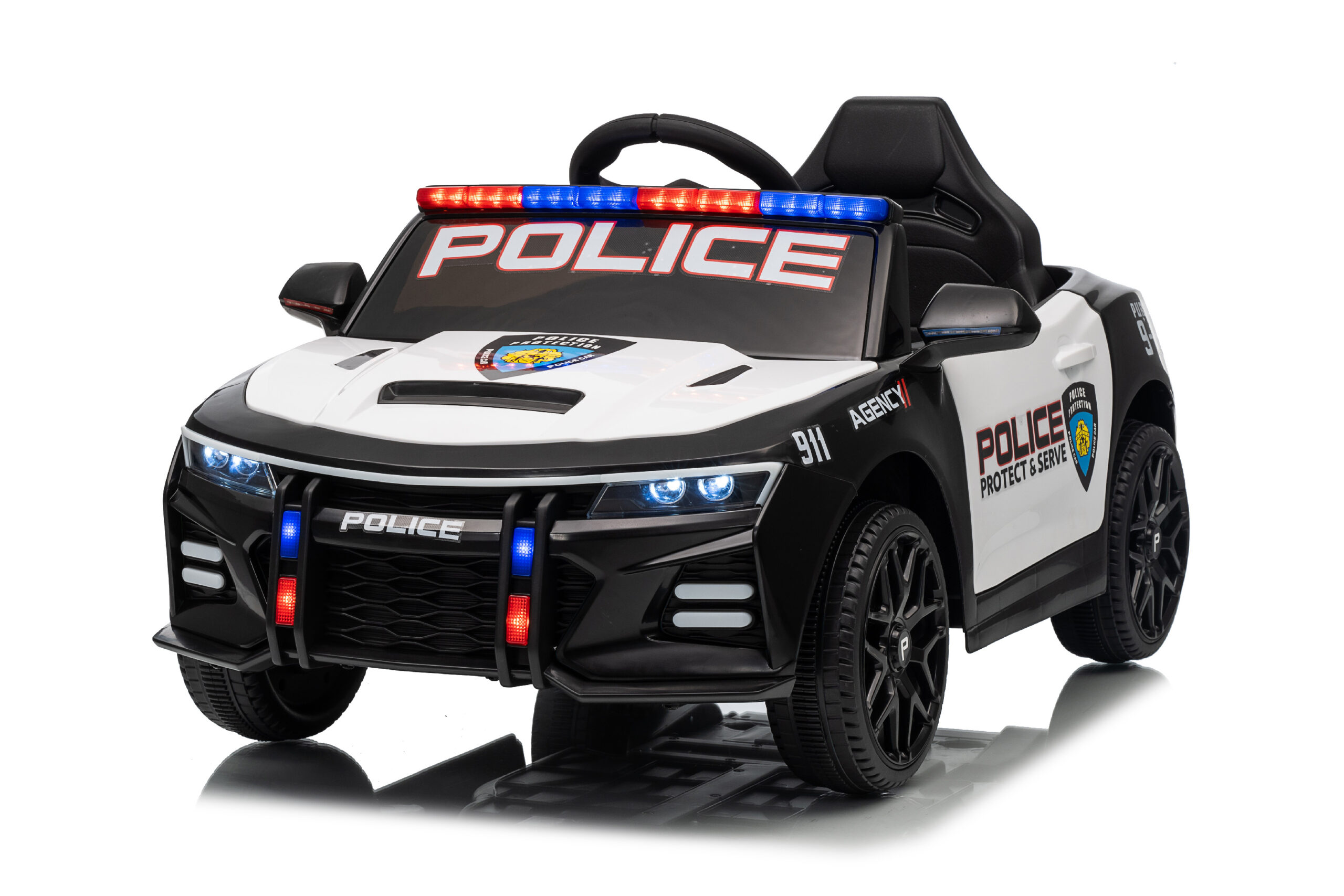 Mamido Dětské elektrické autíčko 911 Agency Police | 4x4 | RC | EVA kola + Megafon  Mamido Dětské elektrické autíčko 911 Agency Police | 4x4 | RC | EVA kola + Megafon