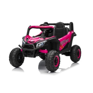  Mamido Elektrické autíčko Buggy Madman růžové | UTV-MX 4x4 | EVA kola | 12V 10Ah | EKO kůže