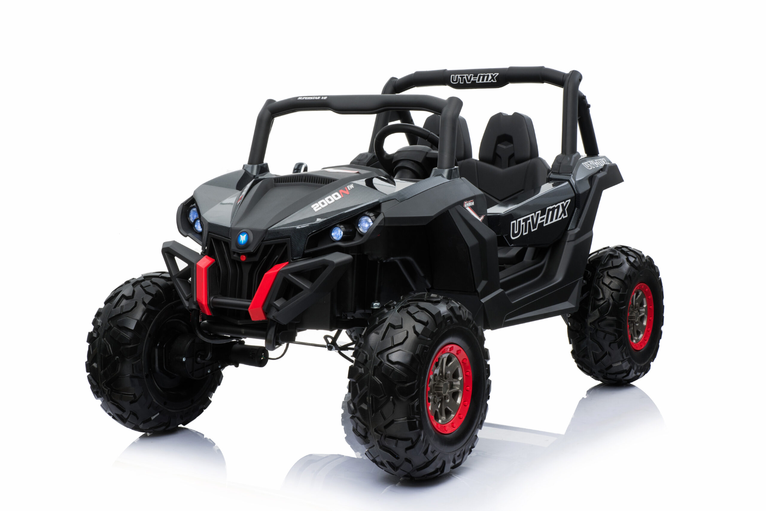 Mamido Elektrické autíčko Buggy SuperStar 4x4 lakované Black Carbon  Mamido Elektrické autíčko Buggy SuperStar 4x4 lakované Black Carbon