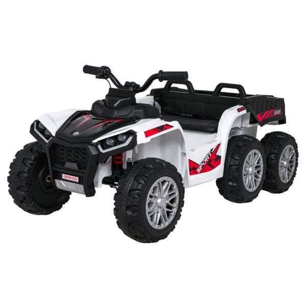  Dětská elektrická čtyřkolka Quad Sport TX ATV bílá - Poškozený obal - R-PA.HL699.BIA