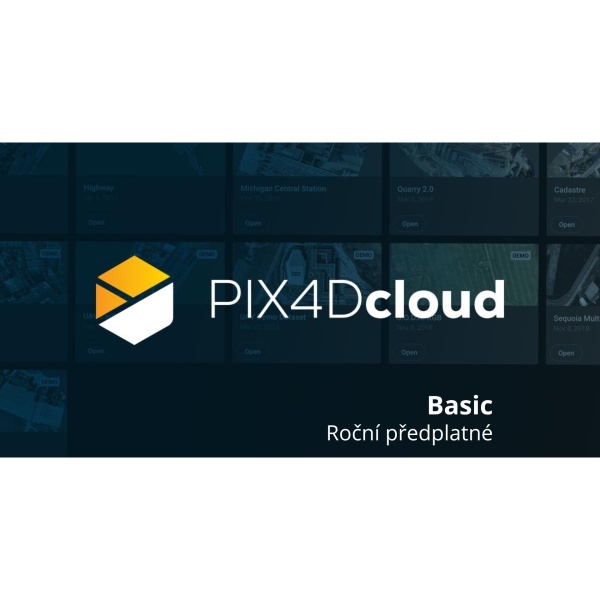 PIX4Dcloud Basic - roční předplatné