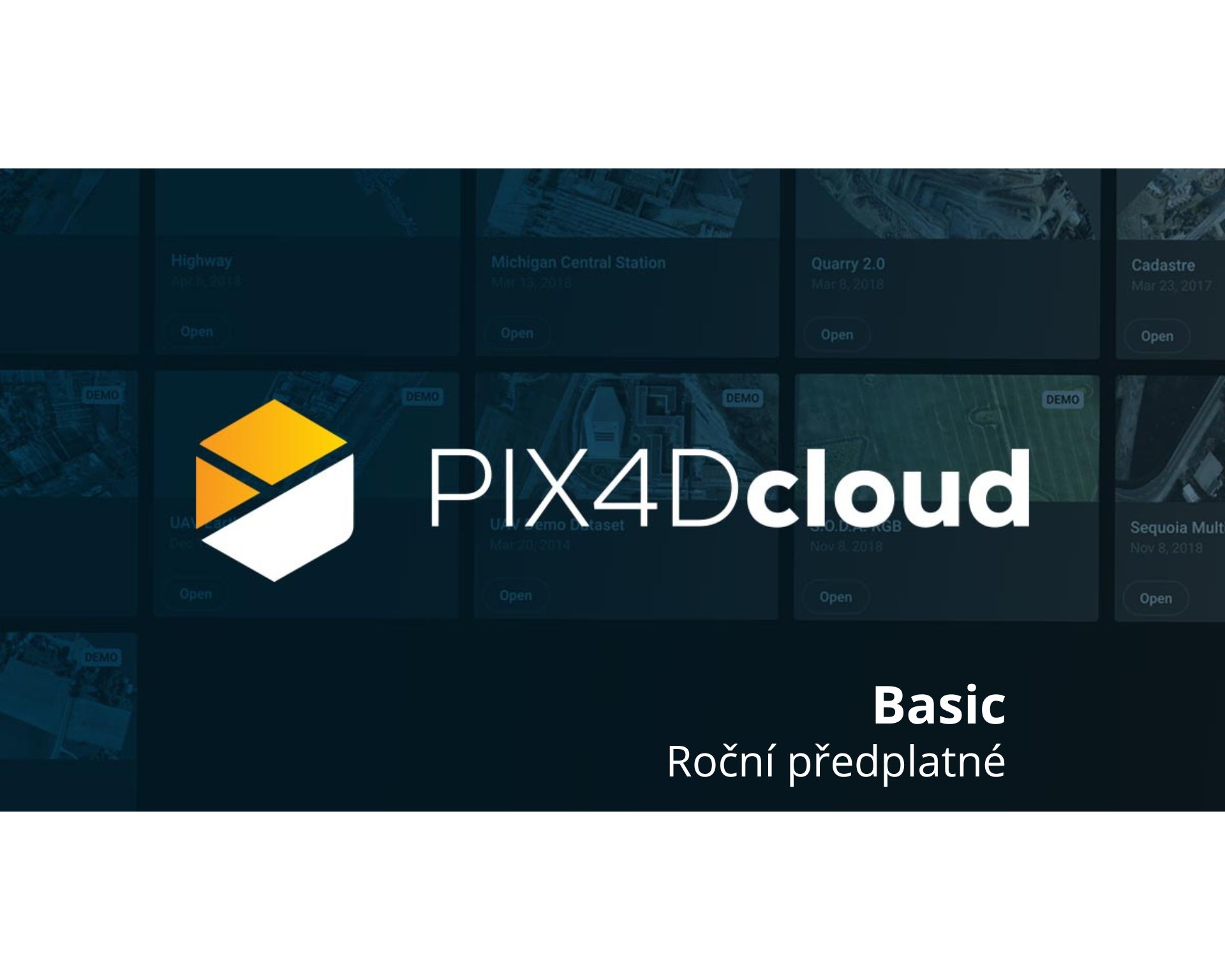 PIX4Dcloud Basic - roční předplatné PIX4Dcloud Basic - roční předplatné