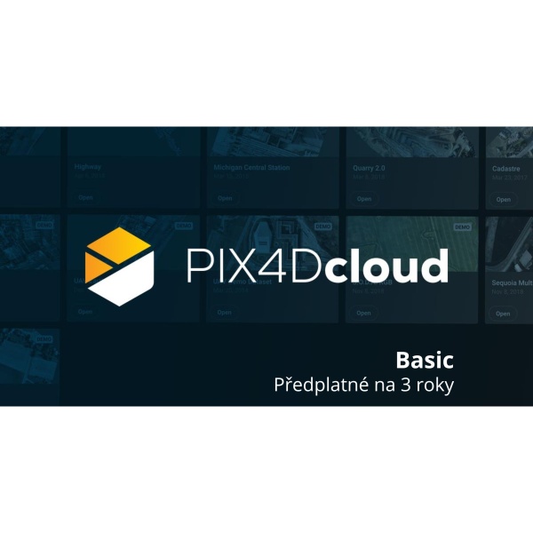 PIX4Dcloud Basic - předplatné na 3 roky