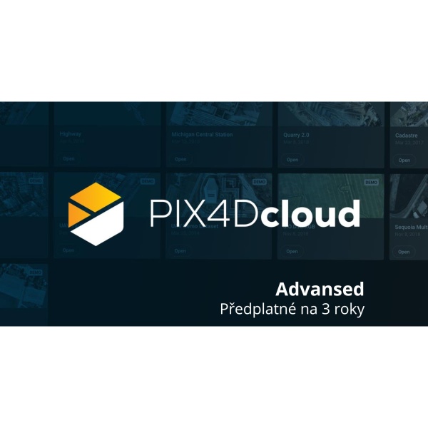 PIX4Dcloud Advansed - předplatné na 3 roky