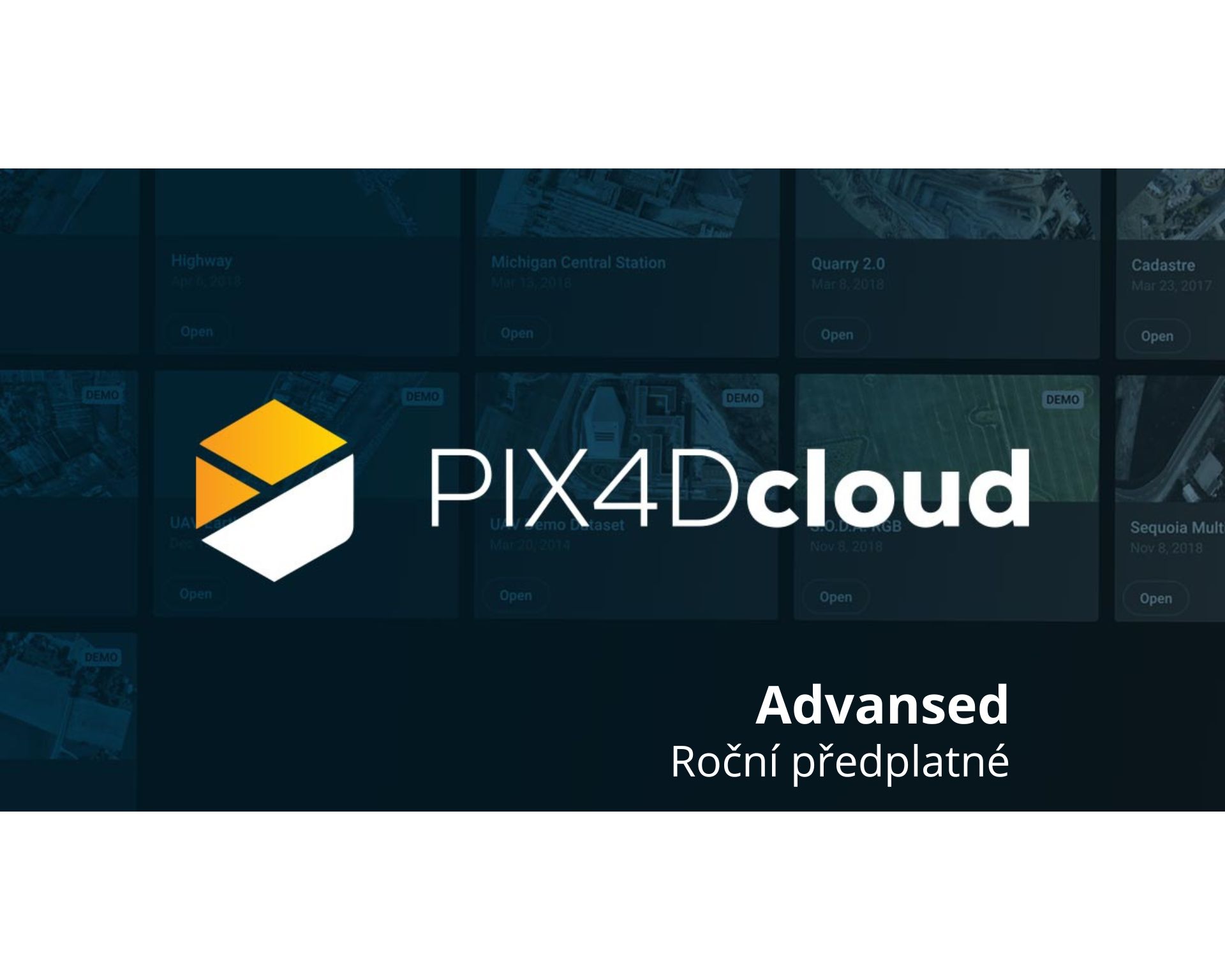 PIX4Dcloud Advansed - roční předplatné