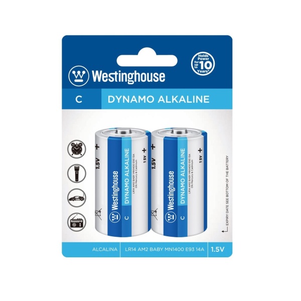 Westinghouse monočlánková alkalická baterie C LR (AM2