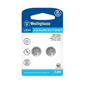 Westinghouse knoflíková alkalická baterie LR44 (LR44