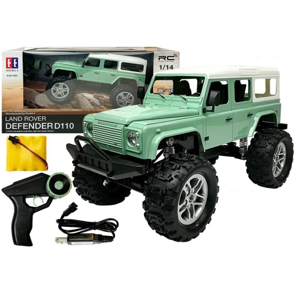 Double E Double E Auto na dálkové ovládání Land Rover 4x4 RC 1:14 zelené